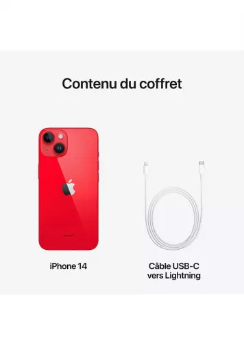 iPhone 14 128 Go Rouge-APPLE