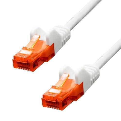 ProXtend CAT6 U/UTP CCA PVC 1M - Blanc - 50 Pièces-ProXtend
